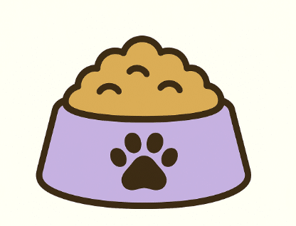 dessin d'une gamelle plein